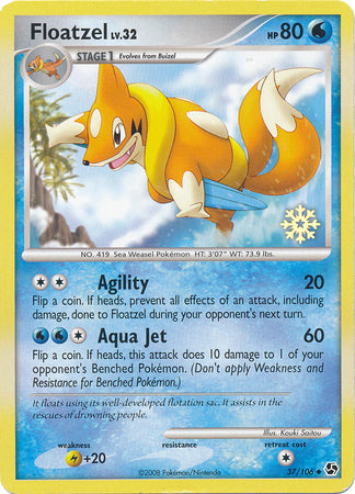 Floatzel (37/106) [Countdown Calendar Promos] | Pegasus Games WI