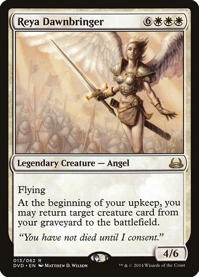 Reya Dawnbringer (Divine vs. Demonic) [Duel Decks Anthology] | Pegasus Games WI