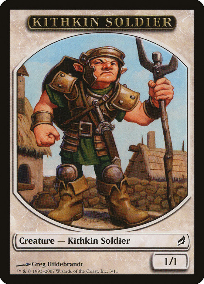 Kithkin Soldier Token [Lorwyn Tokens] | Pegasus Games WI