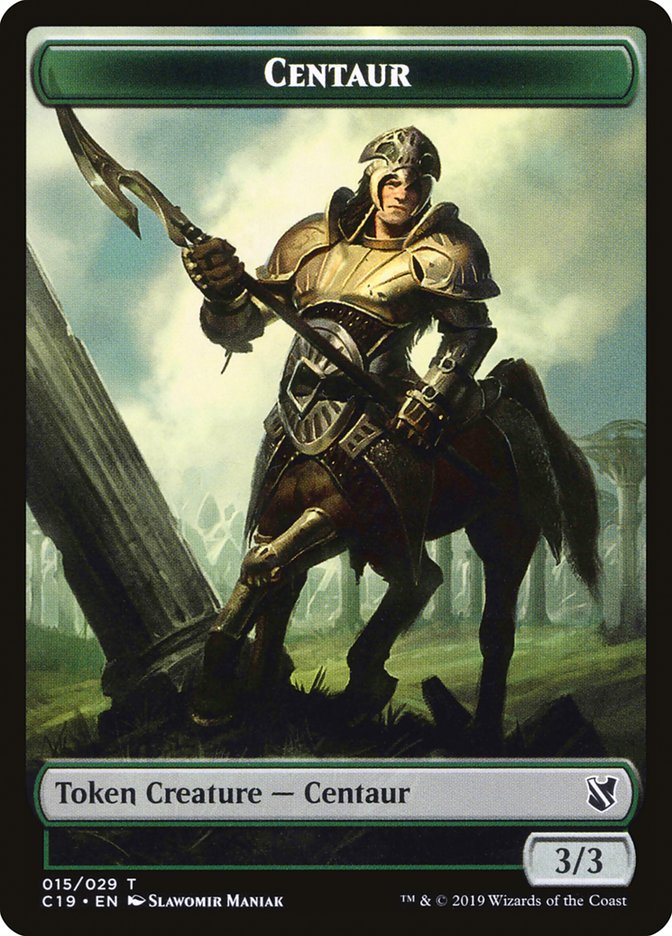 Centaur Token [Commander 2019 Tokens] | Pegasus Games WI