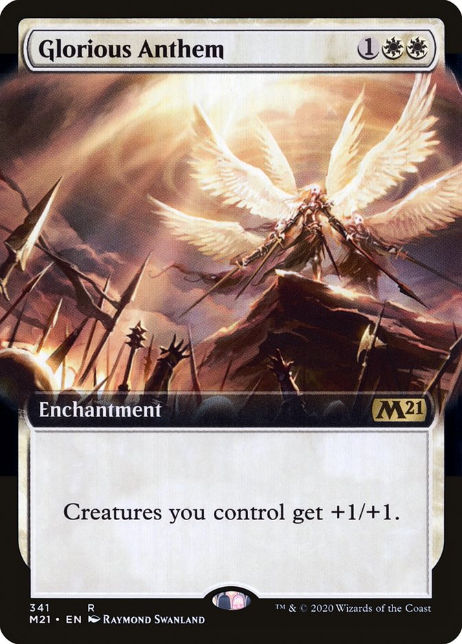 Glorious Anthem (Extended Art) [Core Set 2021] | Pegasus Games WI