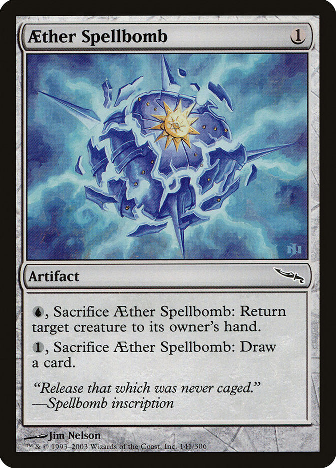 Aether Spellbomb [Mirrodin] | Pegasus Games WI