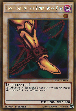 Left Leg of the Forbidden One [PGL2-EN023] Gold Rare | Pegasus Games WI