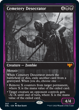 Cemetery Desecrator [Innistrad: Double Feature] | Pegasus Games WI