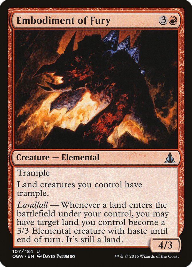 Embodiment of Fury [Oath of the Gatewatch] | Pegasus Games WI