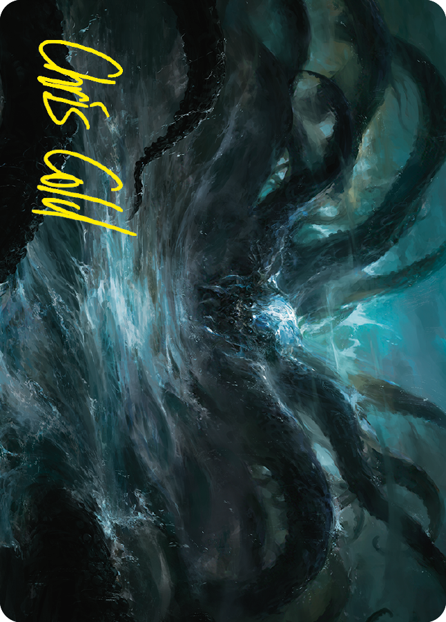 The Watcher in the Water Art Card (Gold-Stamped Signature) [The Lord of the Rings: Tales of Middle-earth Art Series] | Pegasus Games WI