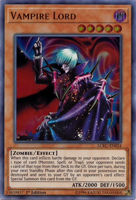 Vampire Lord [LCKC-EN024] Ultra Rare | Pegasus Games WI