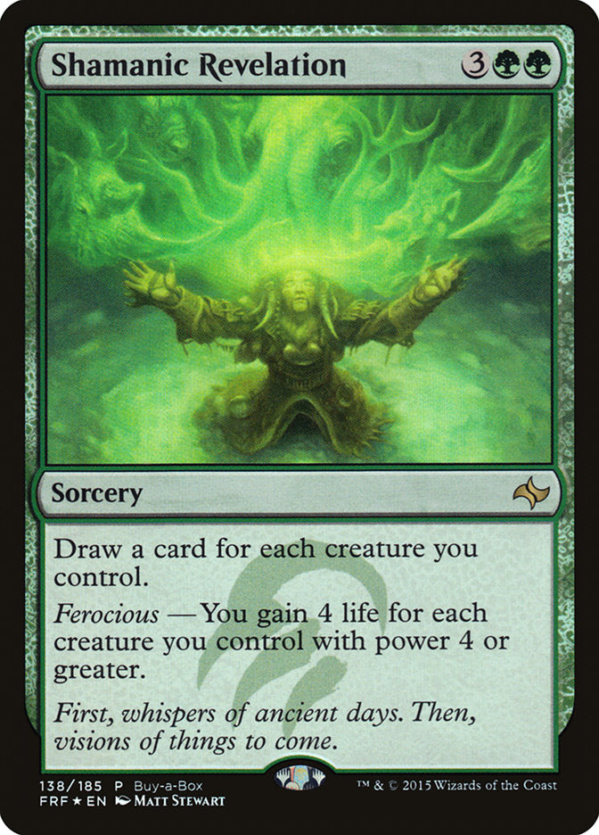 Shamanic Revelation (Buy-A-Box) [Fate Reforged Promos] | Pegasus Games WI