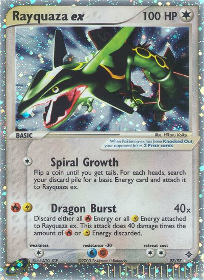 Rayquaza ex (97/97) [EX: Dragon] | Pegasus Games WI