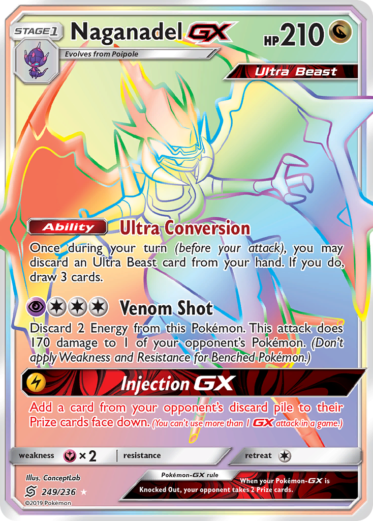 Naganadel GX (249/236) [Sun & Moon: Unified Minds] | Pegasus Games WI