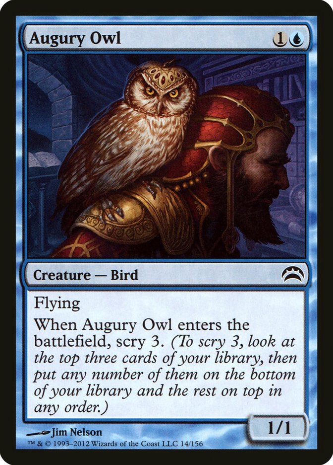 Augury Owl [Planechase 2012] | Pegasus Games WI