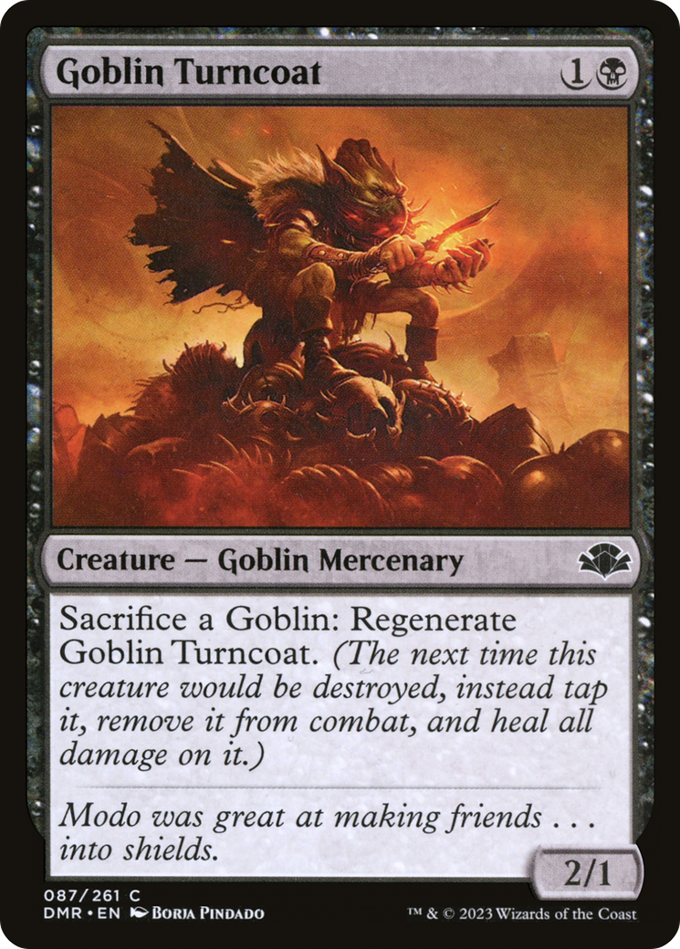 Goblin Turncoat [Dominaria Remastered] | Pegasus Games WI