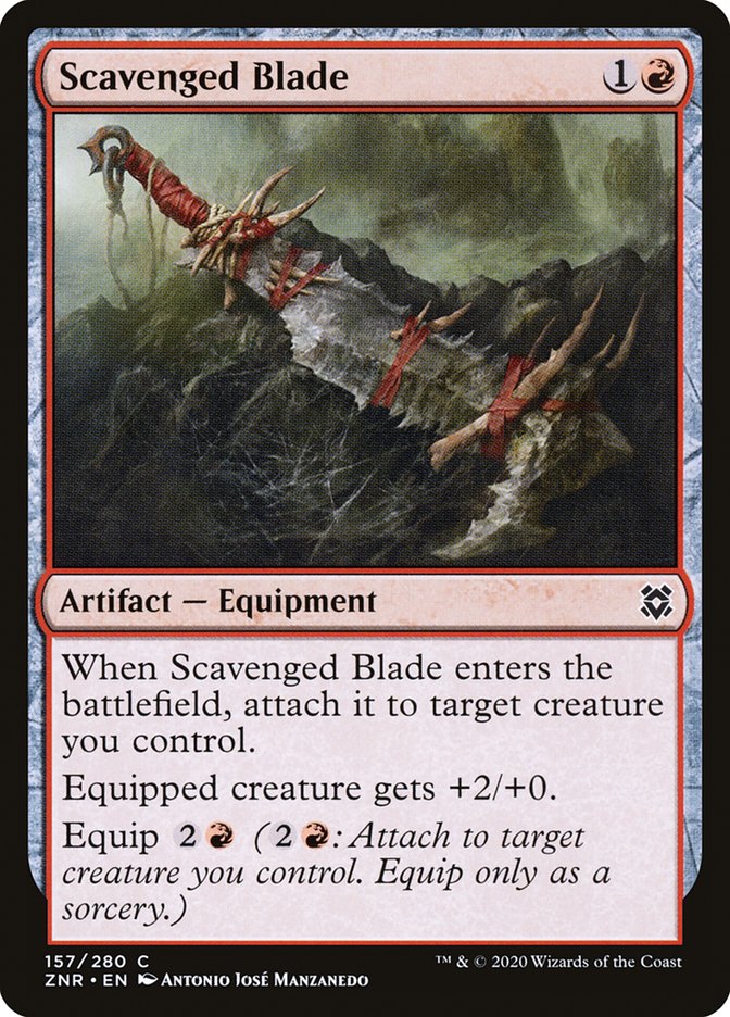 Scavenged Blade [Zendikar Rising] | Pegasus Games WI