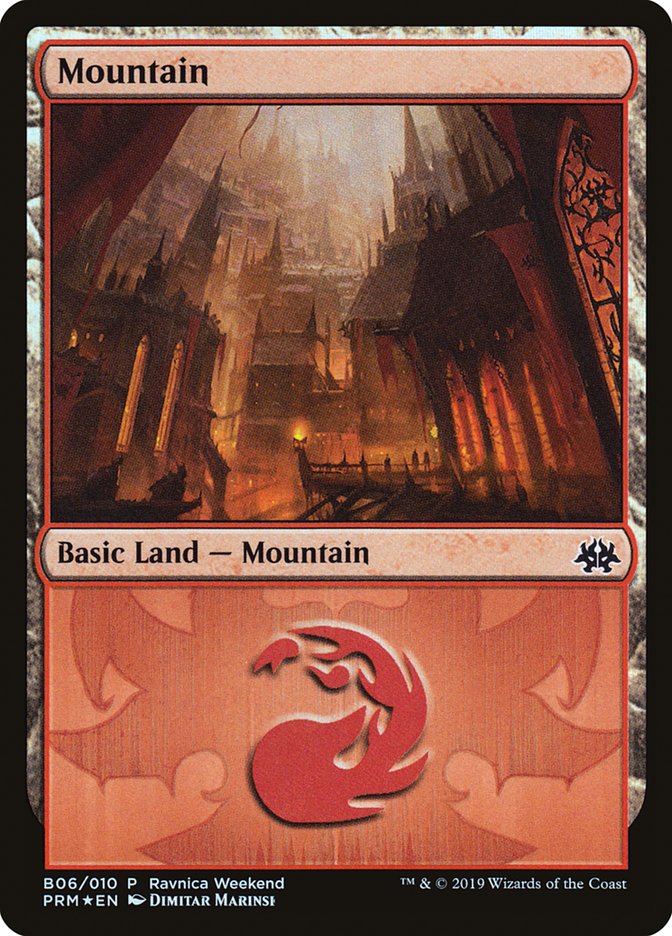 Mountain (B06) [Ravnica Allegiance Guild Kit] | Pegasus Games WI