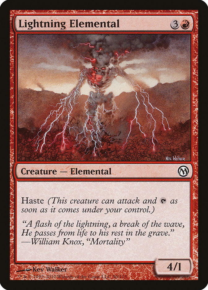 Lightning Elemental [Duels of the Planeswalkers] | Pegasus Games WI