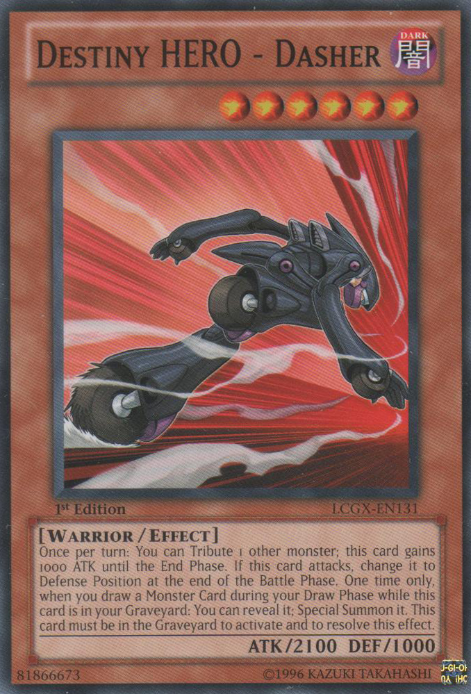 Destiny HERO - Dasher [LCGX-EN131] Common | Pegasus Games WI