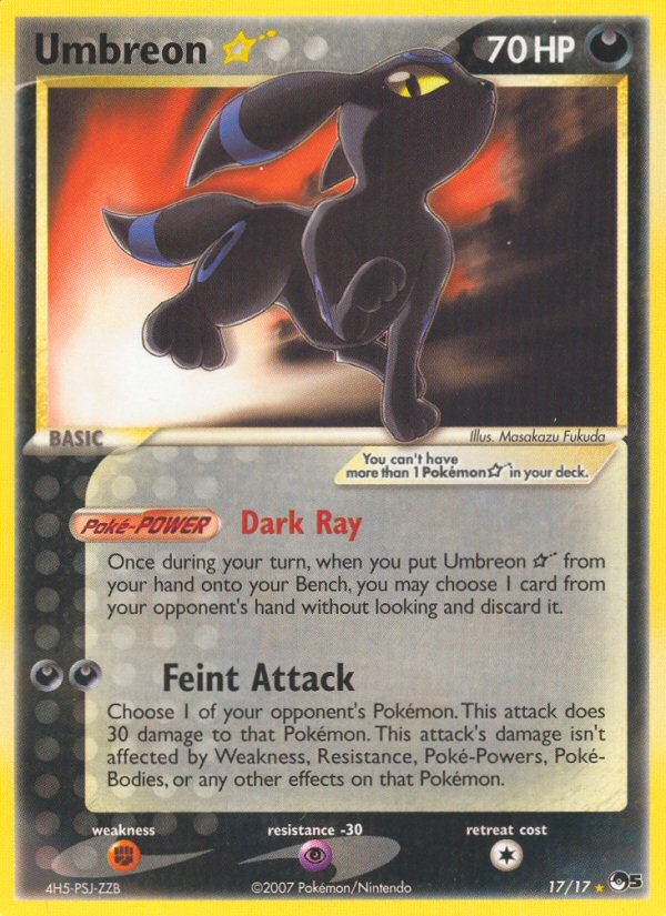 Umbreon Star (17/17) [POP Series 5] | Pegasus Games WI