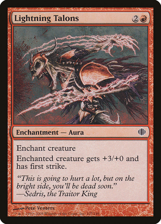 Lightning Talons [Shards of Alara] | Pegasus Games WI
