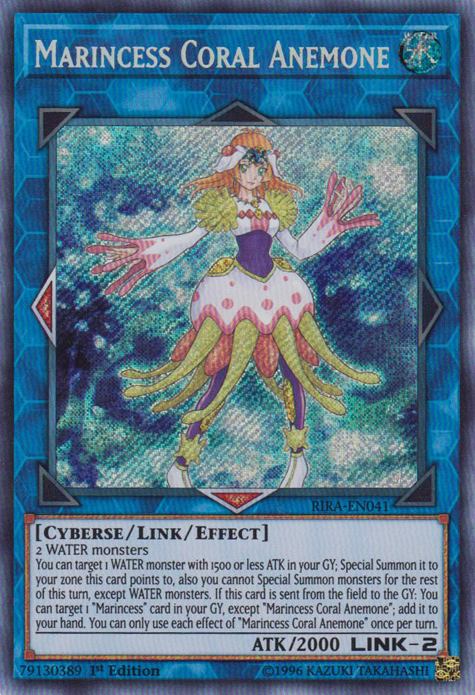 Marincess Coral Anemone [RIRA-EN041] Secret Rare | Pegasus Games WI