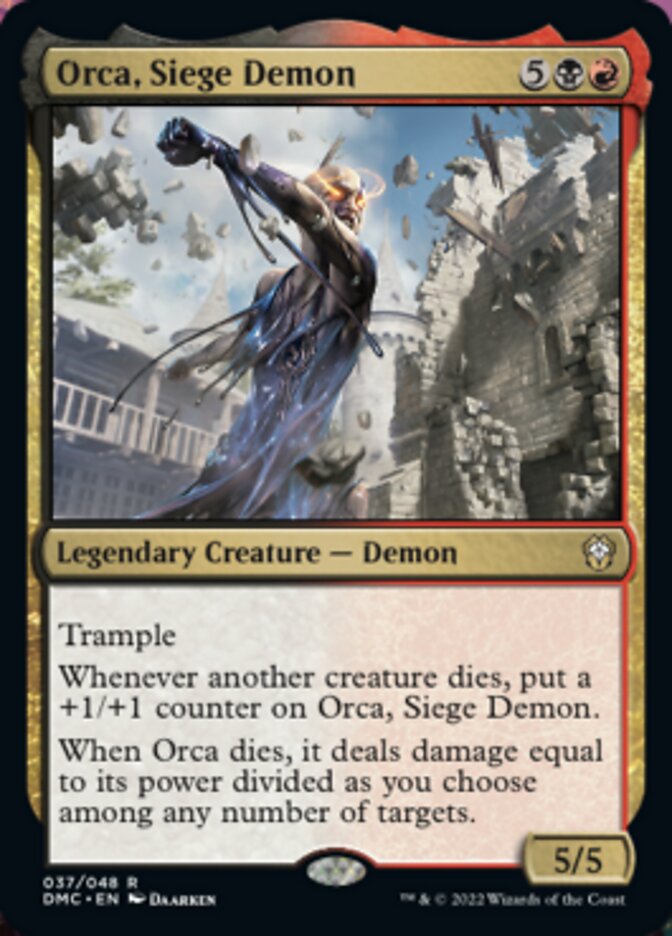 Orca, Siege Demon [Dominaria United Commander] | Pegasus Games WI