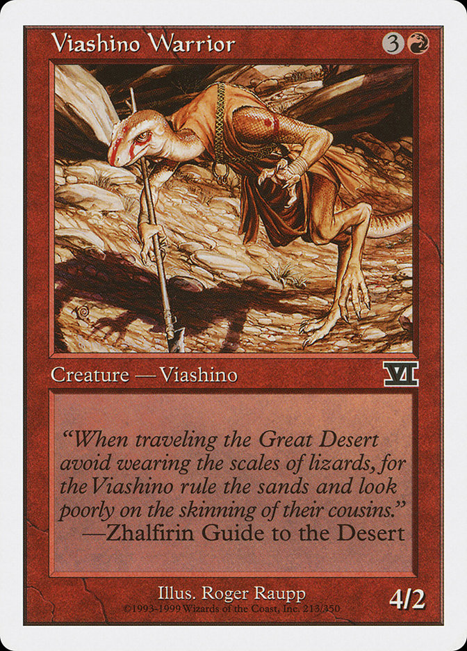 Viashino Warrior [Classic Sixth Edition] | Pegasus Games WI