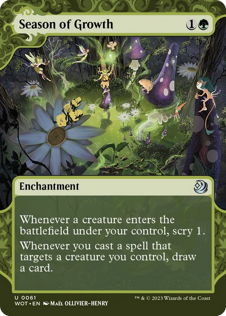 Season of Growth [Wilds of Eldraine: Enchanting Tales] | Pegasus Games WI