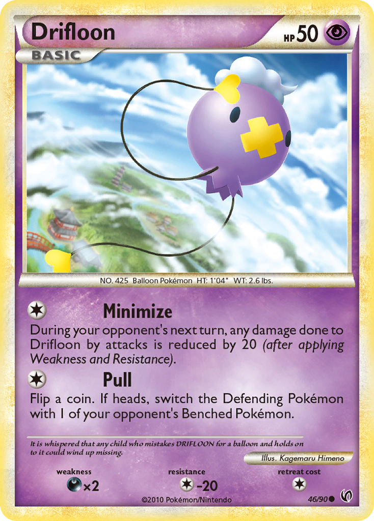 Drifloon (46/90) [HeartGold & SoulSilver: Undaunted] | Pegasus Games WI