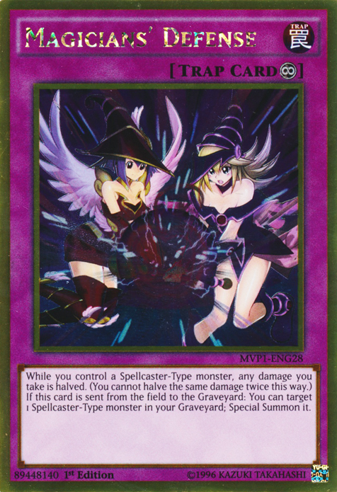 Magicians' Defense [MVP1-ENG28] Gold Rare | Pegasus Games WI