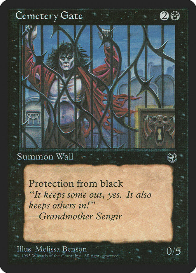 Cemetery Gate (Grandmother Sengir Flavor Text) [Homelands] | Pegasus Games WI