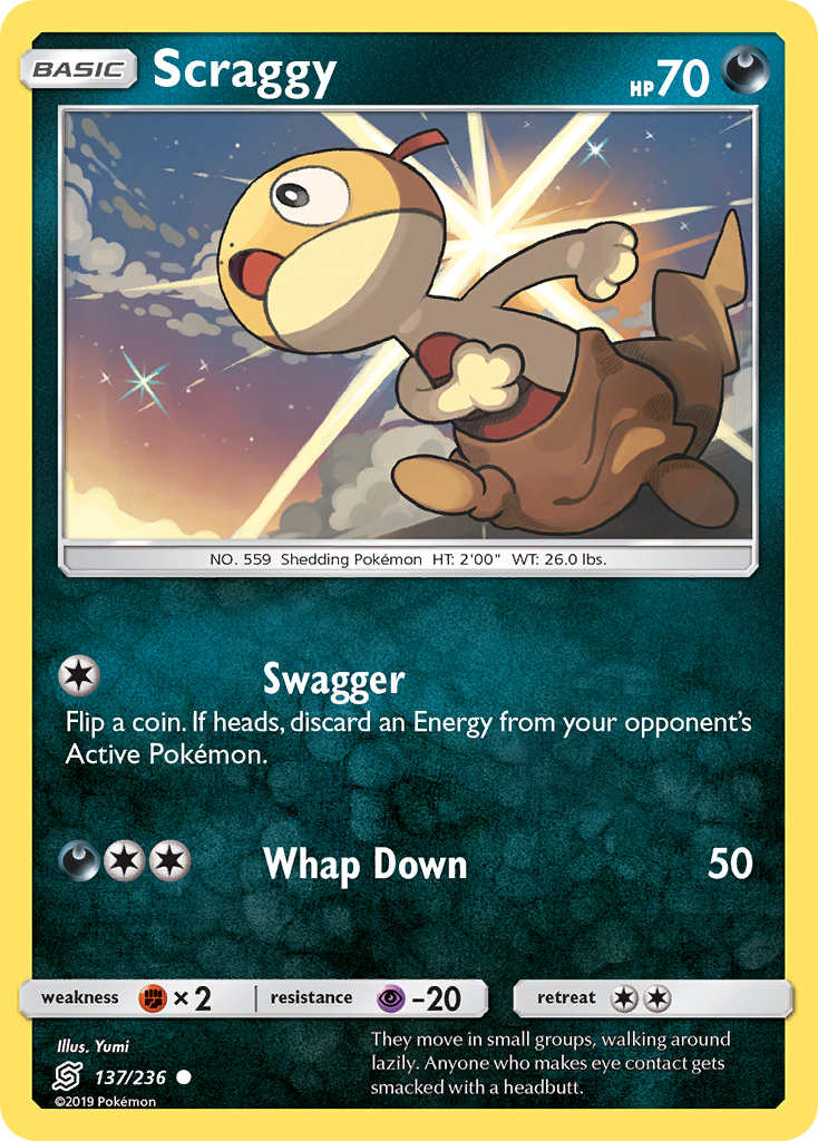 Scraggy (137/236) [Sun & Moon: Unified Minds] | Pegasus Games WI