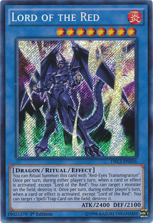 Lord of the Red [DRL2-EN016] Secret Rare | Pegasus Games WI