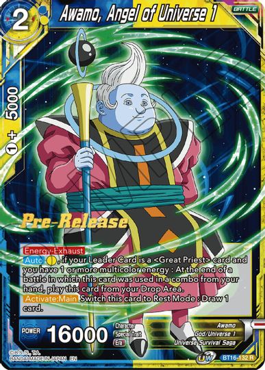 Awamo, Angel of Universe 1 (BT16-132) [Realm of the Gods Prerelease Promos] | Pegasus Games WI