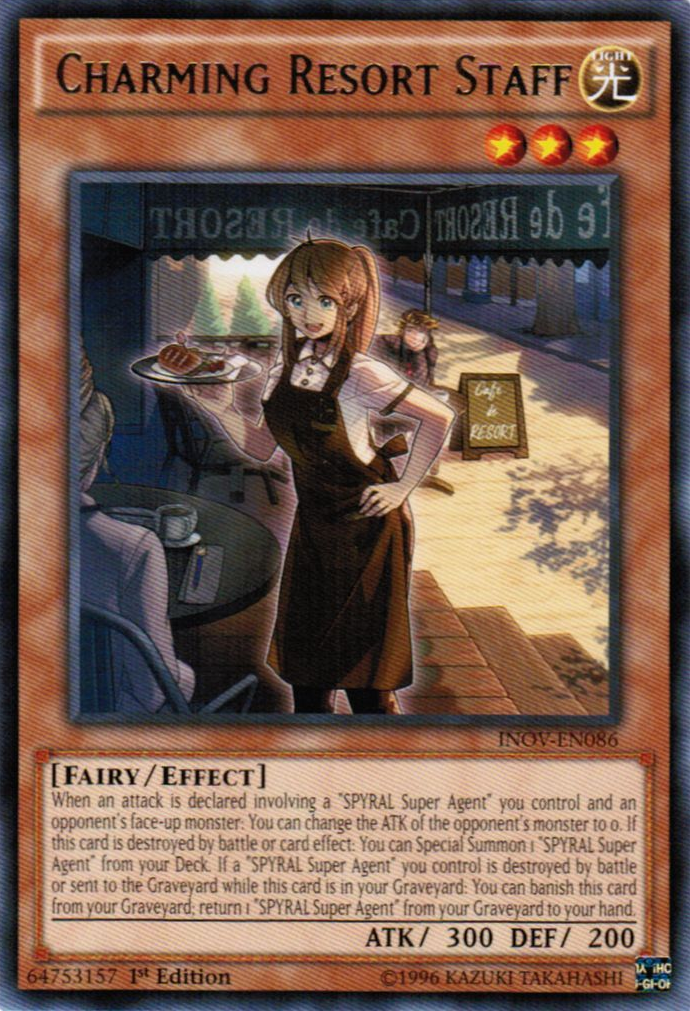 Charming Resort Staff [INOV-EN086] Rare | Pegasus Games WI