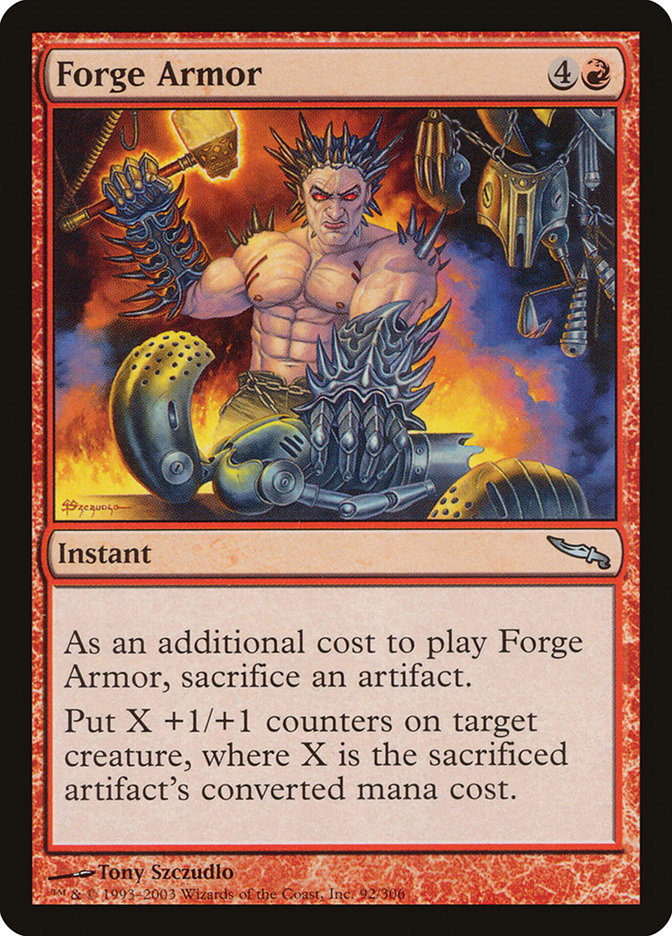 Forge Armor [Mirrodin] | Pegasus Games WI