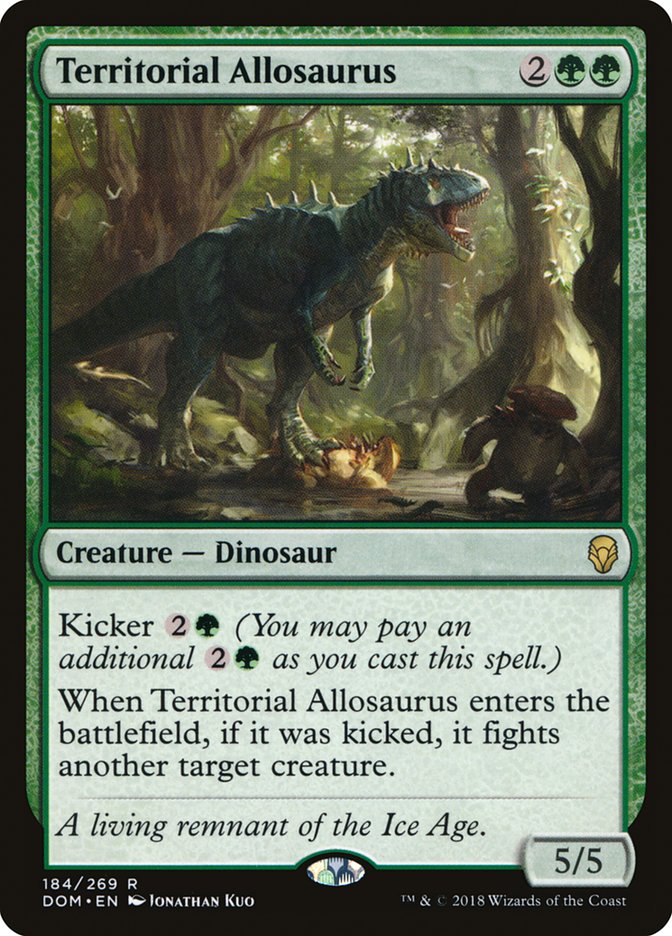 Territorial Allosaurus [Dominaria] | Pegasus Games WI