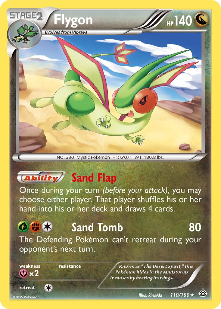 Flygon (110/160) (Cosmos Holo) (Blister Exclusive) [XY: Primal Clash] | Pegasus Games WI