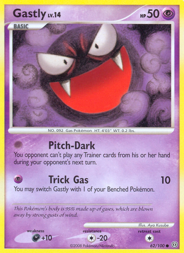 Gastly (62/100) [Diamond & Pearl: Stormfront] | Pegasus Games WI