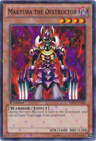 Makyura the Destructor [BP01-EN180] Starfoil Rare | Pegasus Games WI