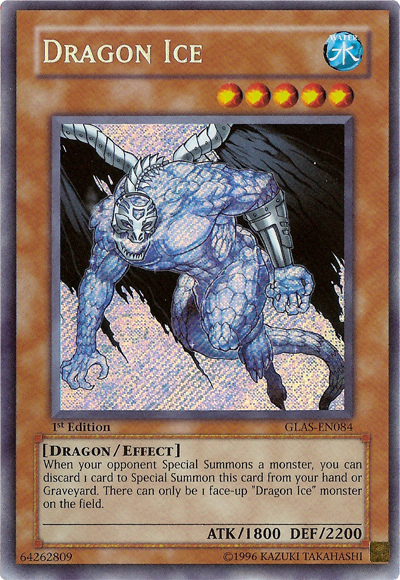 Dragon Ice [GLAS-EN084] Secret Rare | Pegasus Games WI