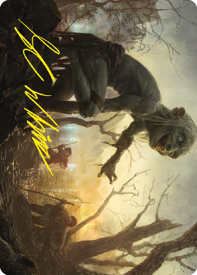 Smeagol, Helpful Guide Art Card (Gold-Stamped Signature) [The Lord of the Rings: Tales of Middle-earth Art Series] | Pegasus Games WI