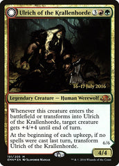 Ulrich of the Krallenhorde // Ulrich, Uncontested Alpha [Eldritch Moon Prerelease Promos] | Pegasus Games WI