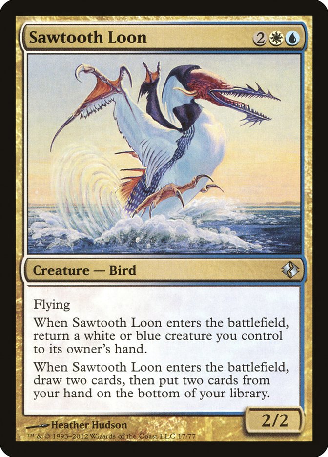 Sawtooth Loon [Duel Decks: Venser vs. Koth] | Pegasus Games WI