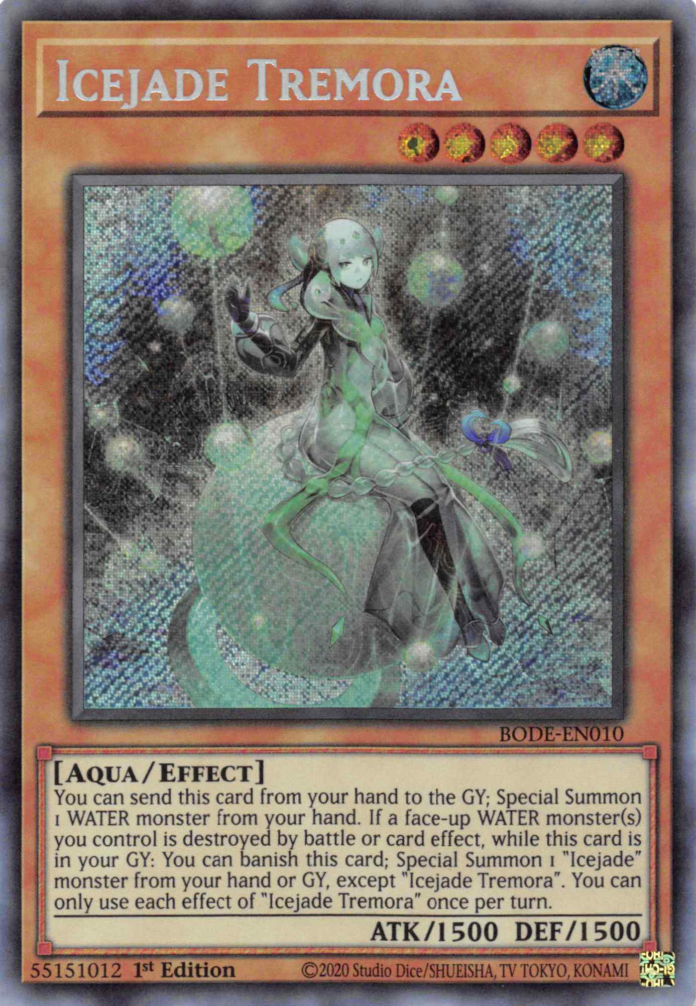 Icejade Tremora [BODE-EN010] Secret Rare | Pegasus Games WI