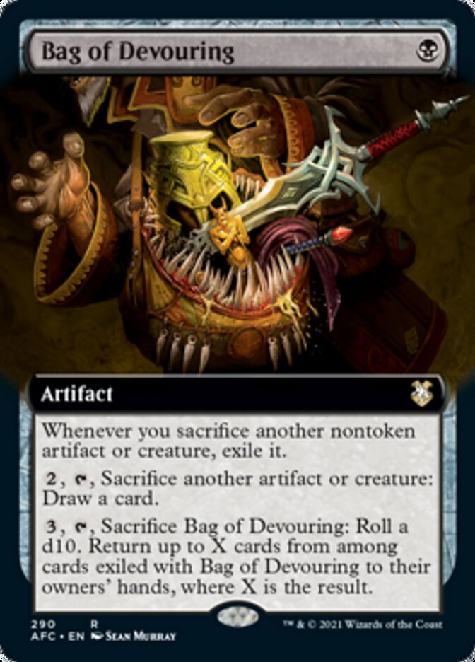 Bag of Devouring (Extended Art) [Dungeons & Dragons: Adventures in the Forgotten Realms Commander] | Pegasus Games WI