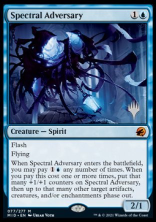 Spectral Adversary (Promo Pack) [Innistrad: Midnight Hunt Promos] | Pegasus Games WI
