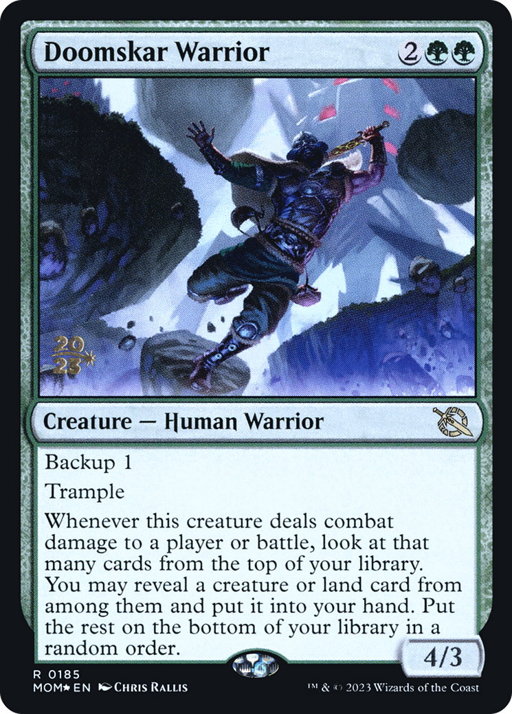 Doomskar Warrior [March of the Machine Prerelease Promos] | Pegasus Games WI