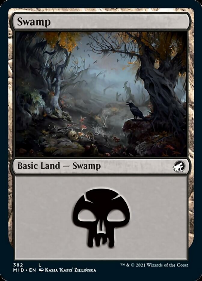 Swamp (382) [Innistrad: Midnight Hunt] | Pegasus Games WI