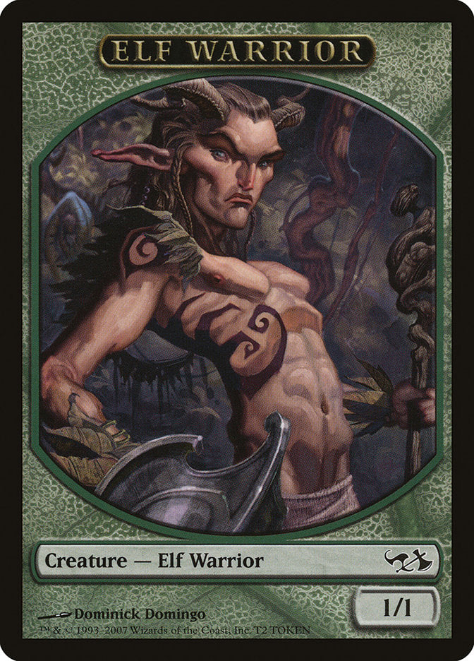 Elf Warrior Token [Duel Decks: Elves vs. Goblins Tokens] | Pegasus Games WI