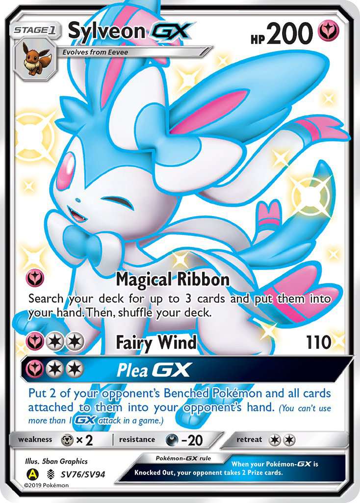 Sylveon GX (SV76/SV94) [Sun & Moon: Hidden Fates - Shiny Vault] | Pegasus Games WI