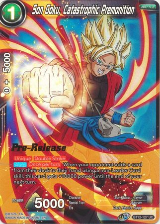 Son Goku, Catastrophic Premonition (BT12-127) [Vicious Rejuvenation Prerelease Promos] | Pegasus Games WI